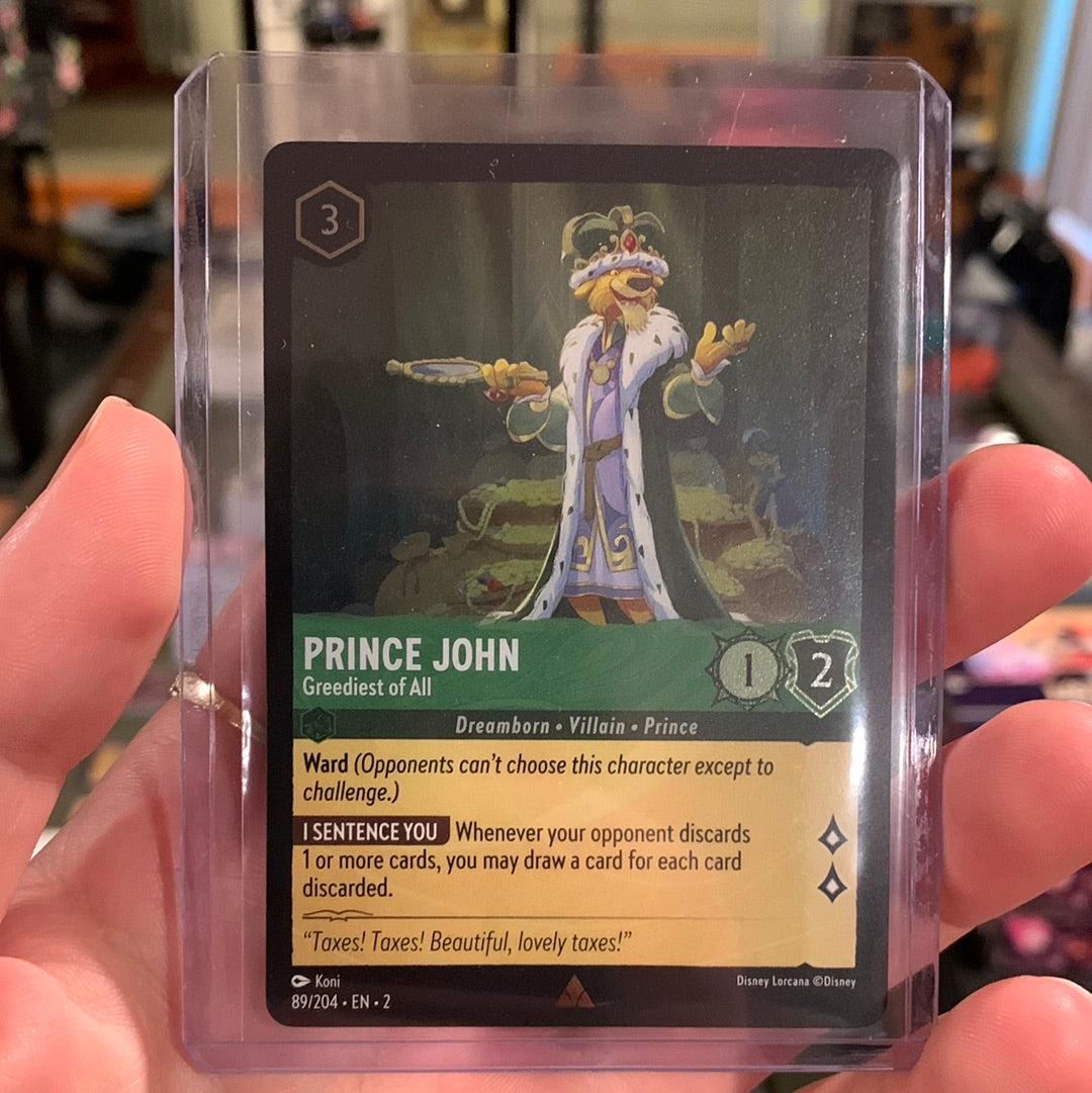 Prince John (Foil) - Greediest of All - 89/204 TCG Lance Prince John (Foil) - Greediest of All - 89/204 TCG Lance