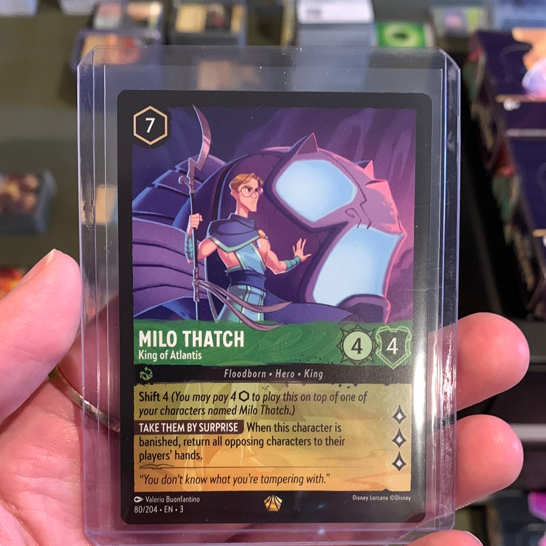 Milo Thatch - King of Atlantis - 80/204 TCG Lance Milo Thatch - King of Atlantis - 80/204 TCG Lance