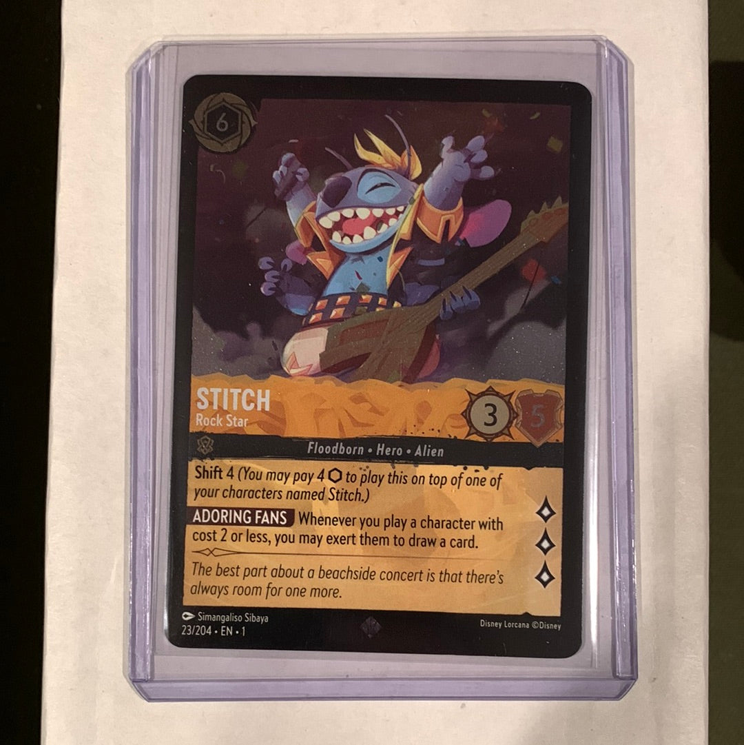 Stitch (Foil) - Rock Star - 23/204